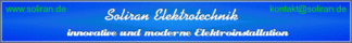 SOLIRAN Elektrotechnik für innovative und moderne Elektroinstallation