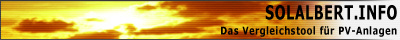 Solalbert.info - Das Vergleichstool für Photovoltaikanlagen