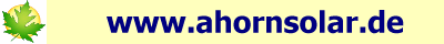 ahornsolar.de - Solarthermie mit 25 Jahren Erfahrung